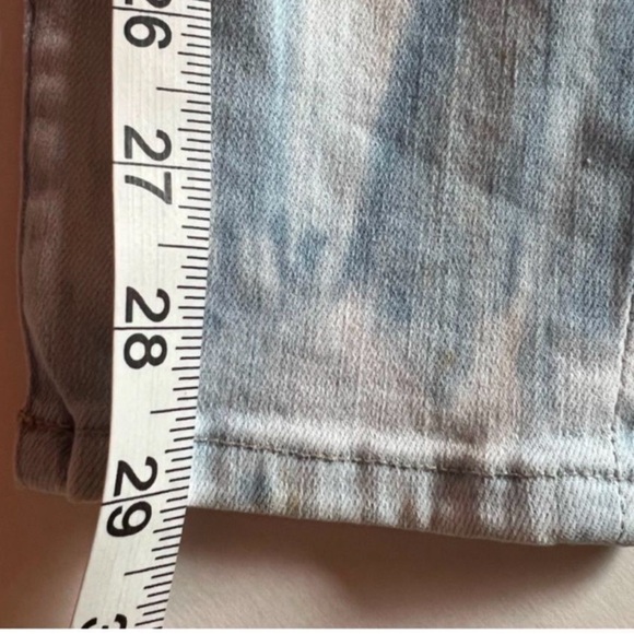 NWT Frame Denim Le Skinny De Jeanne Size 25 Blue and White Mid Rise Denim Jeans - Picture 16 of 16